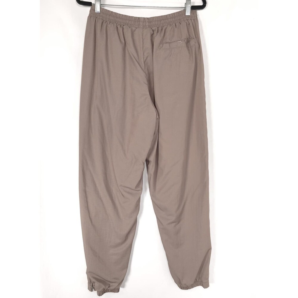 NIKE Mens Jogger Pants LARGE Brown Zip Ankle Lined Athletic‎ - Picture 7 of 13